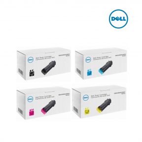 Dell H5K44-Black|4Y75H-Cyan|4NRYP-Magenta|1MD5G-Yellow 1 Set Toner Cartridge For Dell Color Cloud H825cdw MFP,  Dell H825cdw,  Dell S2825cdn