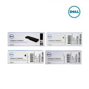  Dell HD47M-Black|Dell-V1620|Dell-GP3M4|Dell-R9PYX 1 Set Toner Cartridge For  Dell C2660dn, Dell C2665dnf, Dell C2665dnf MFP