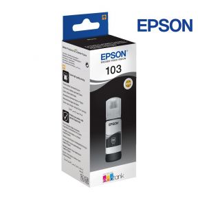 Epson 103 Black Original Ink Bottle (C13T00S14A) 65ml For Epson EcoTank L1100, 3110, 3150, 3111, 3151, 3156, 3160 Printers