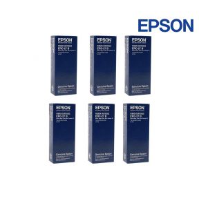 Epson ERC-27 Black Ribbon Cartridge 6-Pack For  Epson CTM-290,  390,  M 12-PA,  M-290,  TM-290,  TM-290,  TM-295,  TM-U295