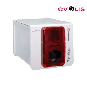 Evolis Zenius Expert Card Printer (Single Side, Smart Encoder, Ethernet, Red)