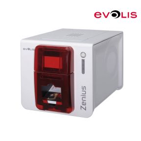 Evolis Zenius Expert Card Printer (Single Side, Ethernet, Red)