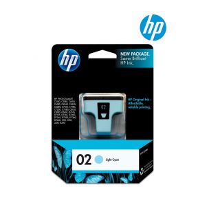 HP 02 Light Cyan Ink Cartridge (C8774WN) for HP Photosmart C5180, C7180, C6180, 3310, 3210, D7460, 8250, D7360, D7160, C6280, D7260, C7280, C8180 Printer