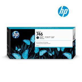 HP 746 300-ml Matte Black Ink Cartridge (P2V83A) for HP DesignJet Z9+ 24-in, Z6 44-in, Z6 24-in, Z9+ 44-in PostScript Printer