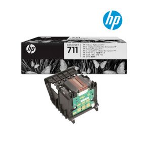 HP 711 (C1Q10A) Printhead Replacement Kit For HP DesignJet T100, T120, T125, T130, T520 24-in, T520, 36-in, T525 36-in, T530, T530 36-in, 525, T520 Printer Printers