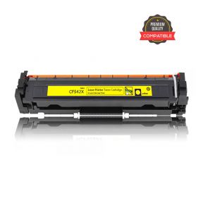 HP 203X (CF542X) High Yield Yellow Compatible Laserjet Toner Cartridge For HP Color LaserJet Pro M254dw, M254nw, MFP M280nw, MFP M281fdn, MFP M281fdw Printers