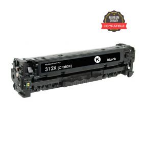 HP 312X (CF380X High Yield Black Compatible Laserjet Toner Cartridge For HP Color LaserJet Pro MFP M476dn, MFP M476dw, MFP M476nw Printers