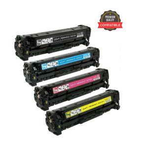 HP 415A No Chip 1 Set Compatible Toner | Black W2030A | Cyan W2031A | Yellow W2032A | Magenta W2033A For HP LaserJet Color Printer M454dn, MFP M479dw, M454dw, MFP M479fdn, MFP M479fdw, MFP M479fnw All-In One Printers