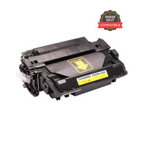 HP 55X (CE255X) High Yield Black Compatible LaserJet Toner Cartridge For HP LaserJet Enterprise 500 MFP M525dn,MFP M525f, MFP M525dn, MFP M525fMFP, M525c, MFP M525c, P3015, P3015d,  P3015dn,  P3015dn Printers