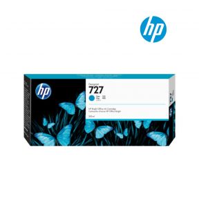 HP 727 300ml Cyan Ink Cartridge (B3P13A) for HP Designjet T1500, T920, T2500 Printer