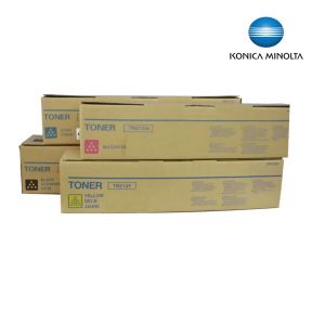 Konica Minolta TN213 Toner Cartridge 1 Set | Black | Colour| For Konica Minolta Bizhub C203, C253, C30P, C31P Printers