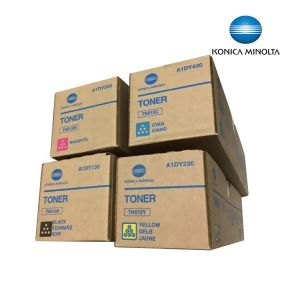 Konica Minolta TN615 Toner Cartridge 1 Set | Black | Colour| For Konica  Minolta Bizhub Press C 8000 Printers