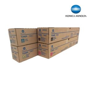 Konica Minolta TN620 Toner Cartridge 1 Set | Black | Colour| For Konica Minolta AccurioPress C4065Pro, C1060,LC2060L Printers