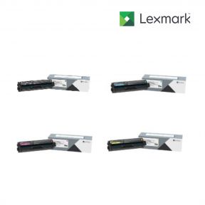 Lexmarke 20N0H10-Black|20N0H20-Cyan|20N0H40-Yellow|20N0H30-Magenta Standard Toner Cartridge For Lexmark CS331dw, Lexmark CX331adwe Printers