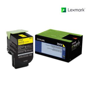 Lexmark 70C10Y0 Yellow Toner Cartridge For Lexmark CS310dn, Lexmark CS310n, Lexmark CS410dn, Lexmark CS410dtn, Lexmark CS410n, Lexmark CS510de, Lexmark CS510dte