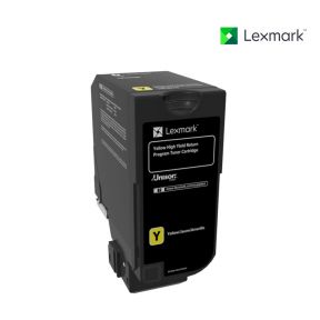 Lexmark 74C1HY0 Yellow Toner Cartridge For Lexmark CS725de, Lexmark CS725dte