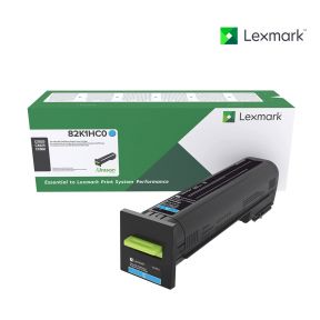 Lexmark 82K1HC0 Cyan Toner Cartridge For Lexmark CX820de, Lexmark CX820dte, Lexmark CX820dtfe, Lexmark CX825de, Lexmark CX825dte, Lexmark CX825dtfe, Lexmark CX860de