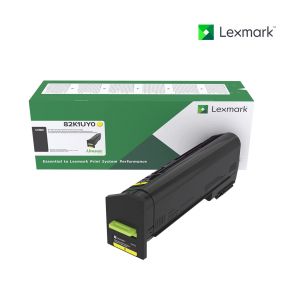 Lexmark 82K1UY0 Yellow Toner Cartridge For Lexmark CX860de, Lexmark CX860dte, Lexmark CX860dtfe