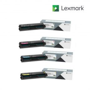 Lexmark C320010-Black|C320020-Cyan|C320040-Yellow|C320030-Magenta 1 Set Standard Toner Cartridge For Lexmark C3224adwe, Lexmark C3224dw, Lexmark C3224dwe, Lexmark MC3224, Lexmark MC3224adwe, Lexmark MC3224dwe, Lexmark MC3224i Printers