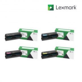 Lexmark C3210K0-Black|C3210C0-Cyan|C3210Y0-Yellow|C3210M0-Magenta 1 Set Toner Standard Cartridge For Lexmark C3224adwe, Lexmark C3224dw, Lexmark C3224dwe, Lexmark C3226adwe, Lexmark C3226dw, Lexmark C3326dw Printers