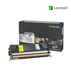 Lexmark C5200YS Yellow Toner Cartridge For Lexmark C520N,  Lexmark C530,  Lexmark C530dn