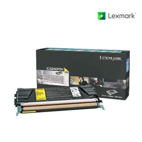 Lexmark C5240YH Yellow Toner Cartridge For Lexmark C524,  Lexmark C524dn,  Lexmark C524dtn,  Lexmark C524n,  Lexmark C532,  Lexmark C532dn,  Lexmark C532n,  Lexmark C534,  Lexmark C534dn,  Lexmark C534dtn,  Lexmark C534n