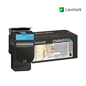 Lexmark C540H2CG Cyan Toner Cartridge For Lexmark C540 dw,  Lexmark C540n,  Lexmark C543,  Lexmark C543dn,  Lexmark C544dn,  Lexmark C544dtn,  Lexmark C544dw,  Lexmark C544n,  Lexmark C546dtn