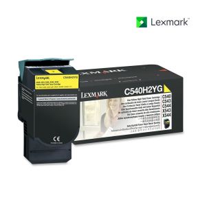 Lexmark C540H2YG Yellow Toner Cartridge For Lexmark C540 dw,  Lexmark C540n,  Lexmark C543,  Lexmark C543dn,  Lexmark C544dn,  Lexmark C544dtn,  Lexmark C544dw,  Lexmark C544n,  Lexmark C546dtn,  Lexmark X543dn