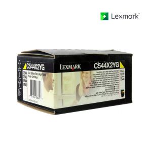 Lexmark C544X2YG Yellow Toner Cartridge For Lexmark C544dn,  Lexmark C544dtn,  Lexmark C544dw,  Lexmark C544n,  Lexmark C546dtn,  Lexmark X544dn,  Lexmark X544dn MFP