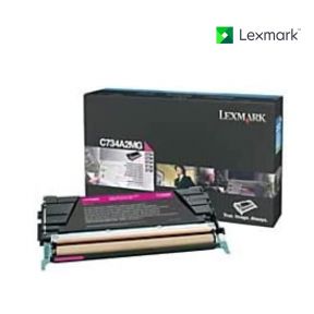 Lexmark C734A2MG Magenta Toner Cartridge For Lexmark C734, Lexmark C734dn, Lexmark C734dtn, Lexmark C734dw, Lexmark C734n, Lexmark C736dn, Lexmark C736dtn, Lexmark C736N, Lexmark X734de