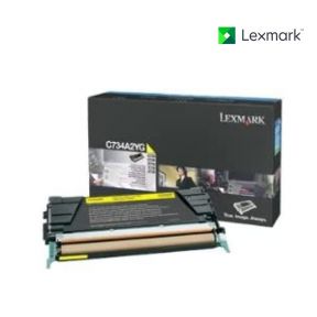 Lexmark C734A2YG Yellow Toner Cartridge For Lexmark C734, Lexmark C734dn, Lexmark C734dtn, Lexmark C734dw, Lexmark C734n, Lexmark C736dn, Lexmark C736dtn, Lexmark C736N, Lexmark X734de