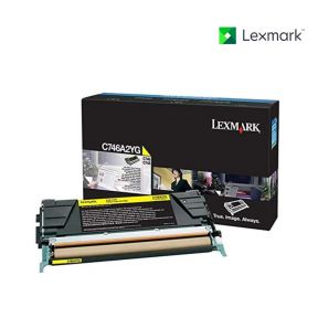 Lexmark C746A2YG Yellow Toner Cartridge For Lexmark C746dn, Lexmark C746dtn, Lexmark C746n, Lexmark C748de, Lexmark C748dte, Lexmark C748e, Anker Data Systems 41, Anker Data Systems A2820 Card Punch, Anker Data Systems Modular Mosaic