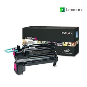 Lexmark C792X2MG Magenta Toner Cartridge For  Lexmark C792de, Lexmark C792dhe, Lexmark C792dte, Lexmark C792e, Lexmark CS796de