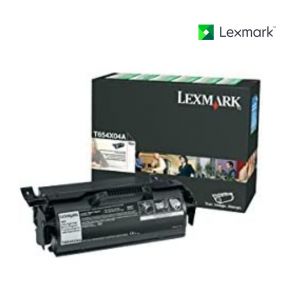 Lexmark T654X04A Black Toner Cartridge For Lexmark T654,  Lexmark T654dn,  Lexmark T654dtn,  Lexmark T654n,  Lexmark T656,  Lexmark T656dne,  Lexmark TS654dn,  Lexmark TS656 dne