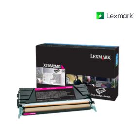 Lexmark X746A2MG Magenta Toner Cartridge For Lexmark X746de, Lexmark X748de, Lexmark X748dte