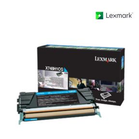 Lexmark X748H1CG Cyan Toner Cartridge For Lexmark X748de, Lexmark X748dte