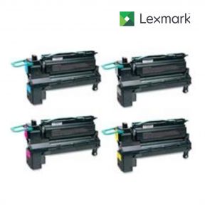 Lexmark X792X2KG-Black|X792X2CG-Cyan|X792X2MG-Magenta|X792X2YG-Yellow 1 Set Standard Toner Cartridge For  Lexmark X792de, Lexmark X792dte, Lexmark X792dtfe, Lexmark X792dtme, Lexmark X792dtpe, Lexmark X792dtse, Lexmark XS796de