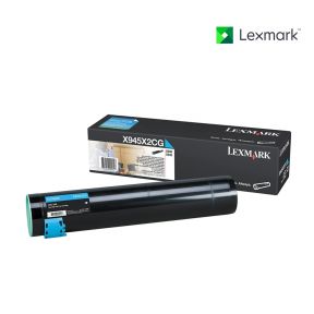 Lexmark X945X2CG Cyan Toner Cartridge For Lexmark X940E, Lexmark X945E, Lexmark X945e MFP