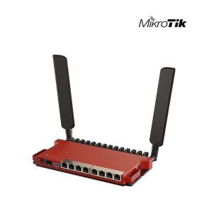 Mikrotik L009UiGS-2HaxD-IN wireless router Gigabit Ethernet Single-band (2.4 GHz) Red 