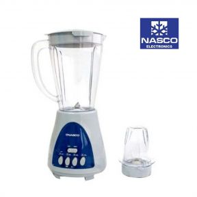 NASCO BLENDER BL1008AK-CB/400W/1.7LTR/WHITE/PLASTIC/JUG+GRIN