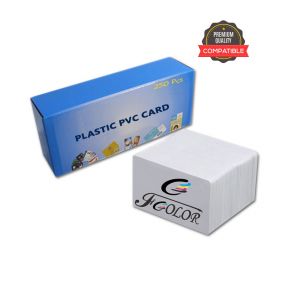 Plastic PVC Cards for ID Card Printing (100pcs Pack) Plastic PVC Card Compatible with All know ID card Printers,Epson Inkjet Printers