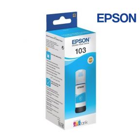 Epson 103 Cyan Original Ink Bottle (C13T00S24A) 65ml For Epson EcoTank L1100, 3110. 3150, 3111, 3151, 3156, 3160 Printers