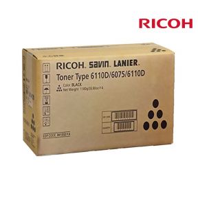 Ricoh 6110 Black Original Toner For Ricoh Aficio 1060, 1070, 1075, 2051, 2060, 2075, MP5500, 6500 Printers