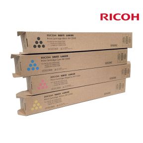 Ricoh C3000 Toner Cartridge 1 Set | Black | Colour| For Ricoh  Aficio MP C3000, MP C2000, MP C2500 Printers