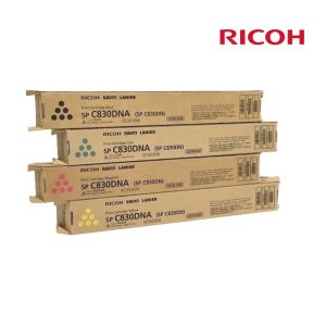 Ricoh C830 Toner Cartridge 1 Set | Black | Colour| For Aficio SP C830, SP C831 Printers