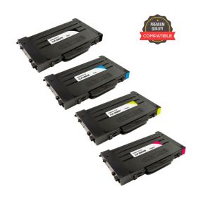 Samsung CLP-500D Compatible Toner Cartridge 1 Set | Black | Colour For Samsung CLP500, 500N, 550, 550N Printers