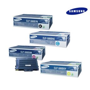 Samsung CLP-500D Toner Cartridge 1 Set | Black | Colour| For Samsung CLP-500, 500N, 550, 550N Printers