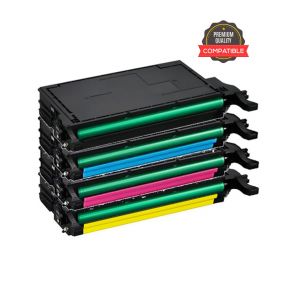 Samsung CLP-600A Compatible Toner Cartridge 1 Set | Black | Colour|  For Samsung CLP-600, 600N, 650, 650N Printers