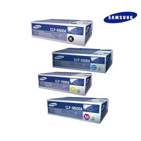 Samsung CLP-600A Toner Cartridge 1 Set | Black | Colour| For Samsung CLP-600, 600N, 650, 650N Printers