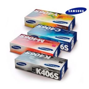Samsung CLT-406s Toner Cartridge 1 Set | Black | Colour|For Samsung CLP-365, 365W, 3305FN, 3305FW, 3305W,  Xpress C410W, C460FW Printers